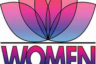 Flower: Below it: “Women providing healing and promoting hope”