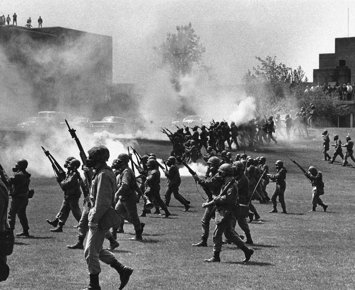 The 1970 Kent State shootings show the danger of deploying troops to crush legal protests