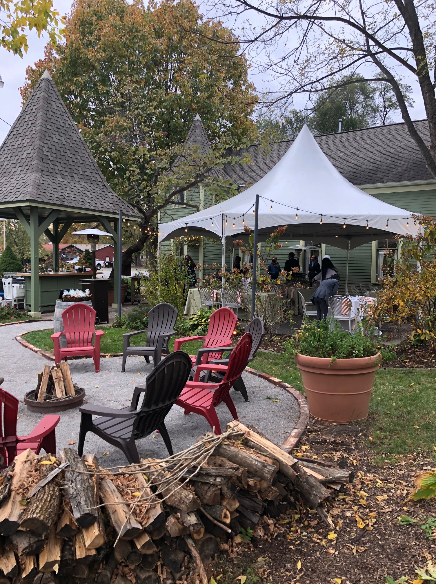 Outdoor space at the rocheport winery