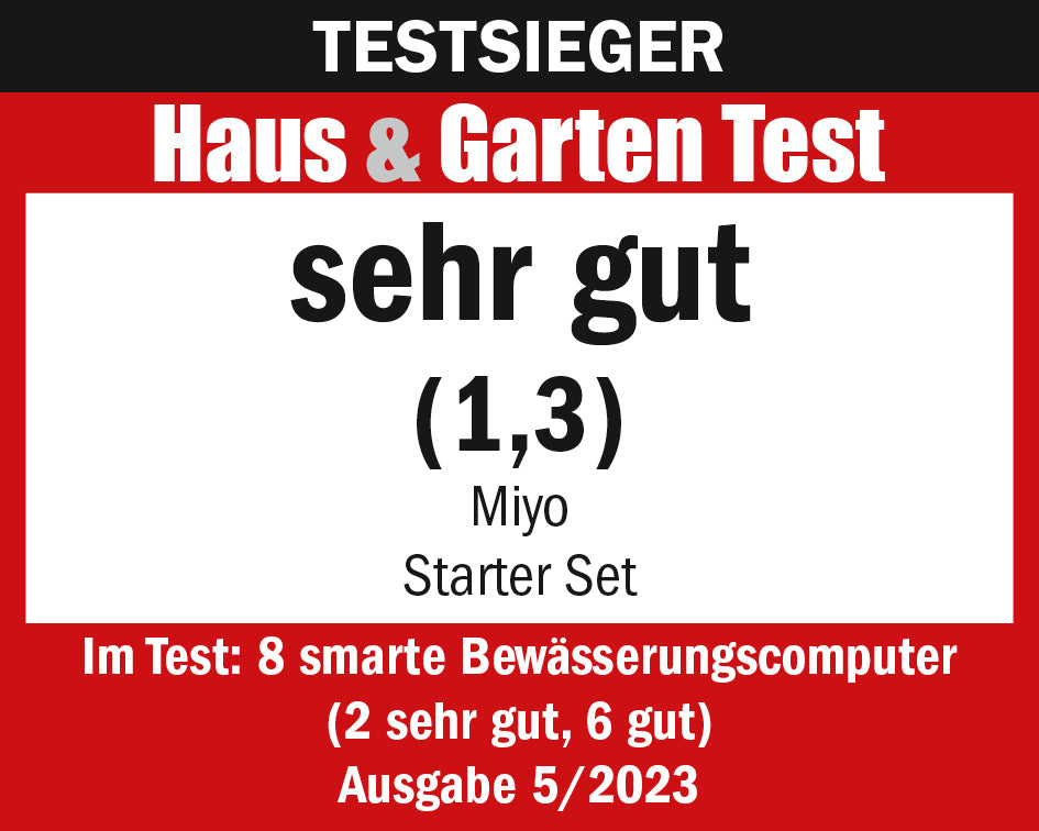 MIYO Testsieger Haus & Garten Test