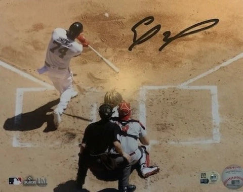 Eloy Jimenez Autographed 8x10 - Behind Back Swinging