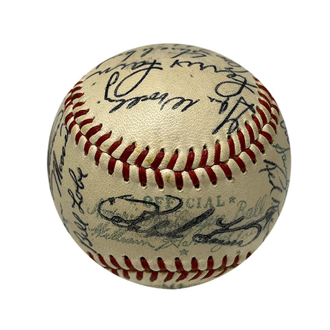 1955 Cleveland Indians Autographed Baseball - Player's Closet Project (PSA/DNA Authenticated)