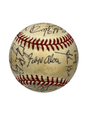 1993 Montreal Expos Team Signed Baseball - Player's Closet Project