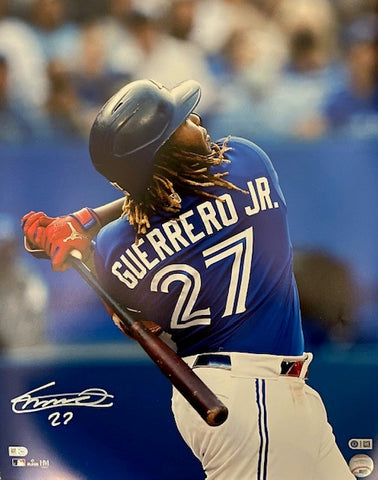 Vladimir Guerrero Jr. Autographed 16x20 - Batting