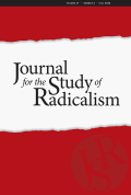 Journal for the Study of Radicalism cover