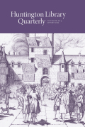 Huntington Library Quarterly cover