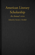 American Literary Scholarship cover