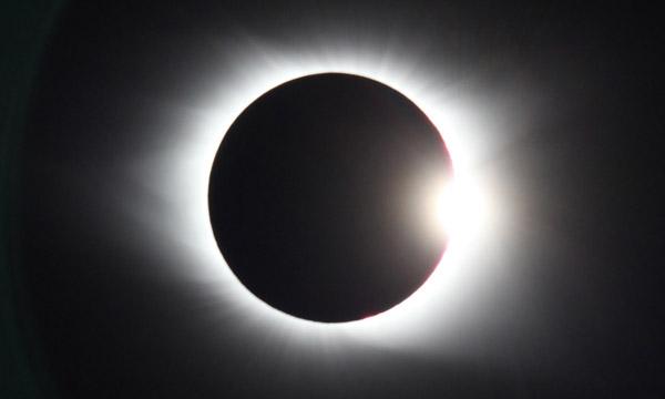 Image of the 2017 solar eclipse