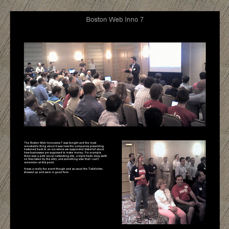 Tabblo: Boston Web Inno 7
