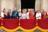 Queen Elizabeth II and the Duke of Edinburgh (centre), alongside other members of the Royal Family (from left) Princess Eugenie, Princess Beatrice, Prince William, Countess of Wessex, Prince and Princess of Kent, The Duchess of Cornwall, and the Prince of Wales.