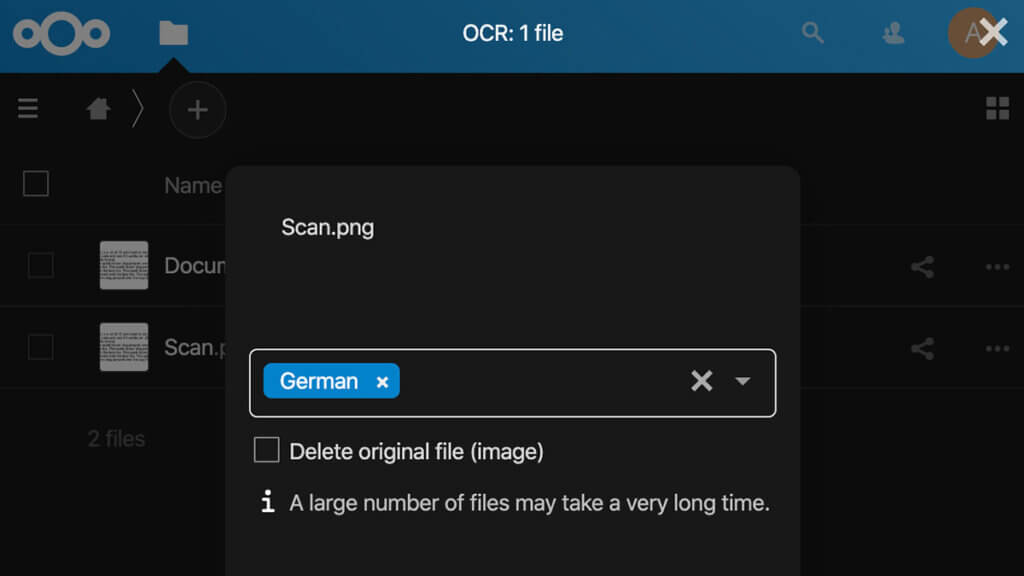 Nextcloud OCR