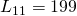 L_{11}=199