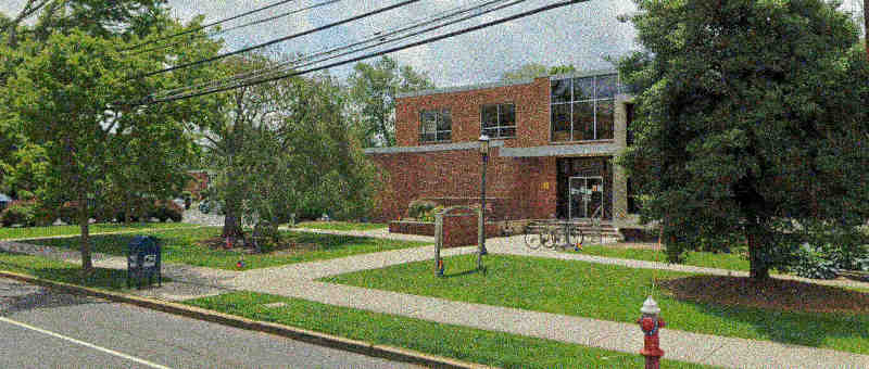 exterior view of the Cranford NJ public library