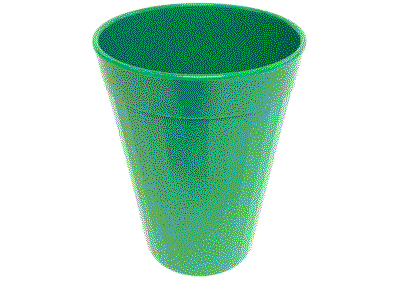 some kind of reusable plastic cup