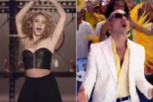 Shakira and Pitbull's 2014 World Cup music videos