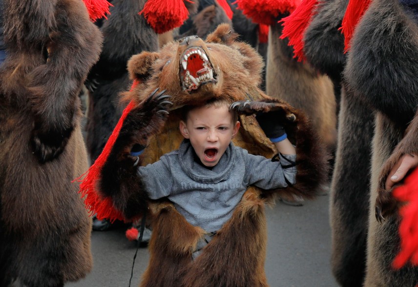 APTOPIX Romania Bear Dance Photo Gallery