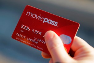 A MoviePass card.