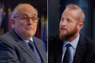 Rudy Giuliani and Brad Parscale