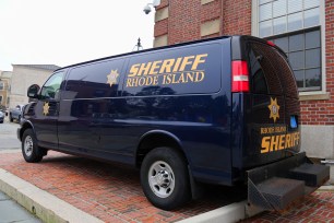 Rhode Island police van