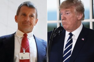 Erik Prince and Donald Trump