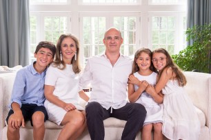 David Brown (center) is changing his last name to Broner to pay homage to the family’s ancestry. He is pictured with wife Maria, son Jonathan, 12, and daughters Isabella, 8, and Sarah, 10