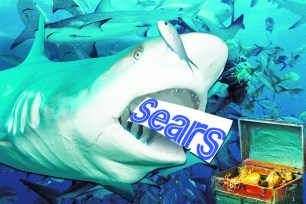 It’s out of the lender lion’s den and into the legal shark tank for once-proud and now-bankrupt Sears, which has to swallow an opening bite of $5 million in charges from its white-shoe law firm.