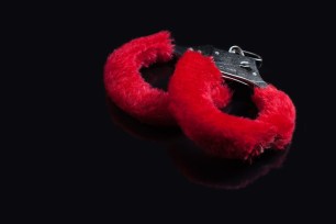 Furry handcuffs.