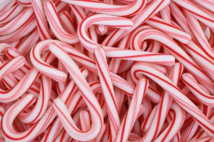 A stock photo of candy canes