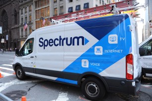 A Spectrum van in NYC