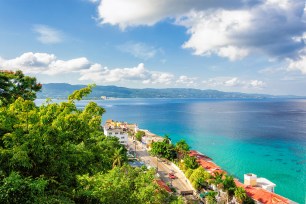 A beach in Montego Bay, Jamaica