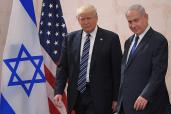 Donald Trump and Israel's Prime Minister Benjamin Netanyahu