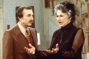 Bill Macy and Bea Arthur in "Maude."