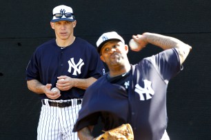 Joe Girardi was CC Sabathia's manager with the Yankees for nine years.