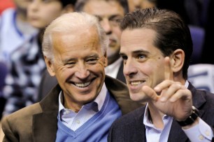 Joe Biden and his son Hunter Biden