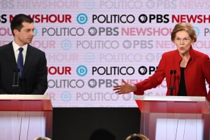 Pete Buttigieg and Elizabeth Warren