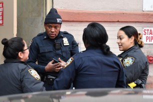 cops pictured in Brooklyn