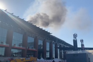 texas rangers stadium damage