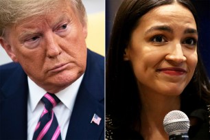 Donald Trump, Alexandria Ocasio-Cortez