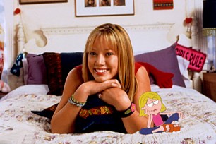 Hilary Duff in the original "Lizzie McGuire" series.