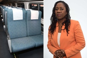 Sherrilyn Ifill and an Amtrak train