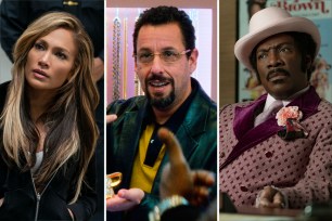 Jennifer Lopez, Adam Sandler and Eddie Murphy.