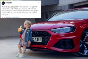 The audi ad featuring the young girl