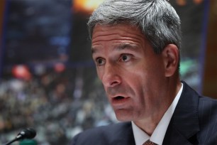 Department of Homeland Security Ken Cuccinelli Oregon lasers