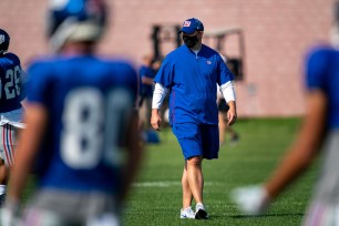 joe judge giants training camp shannon sharpe