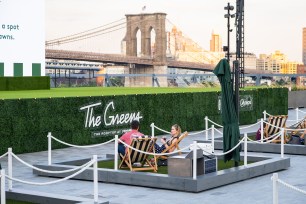 A view overlooking the Brooklyn Bridge at The Greens.