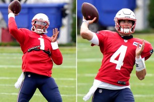 Cam Newton; Jarrett Stidham