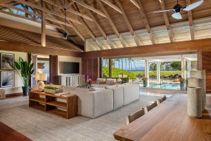 Inside a room at the Mauna Lani.