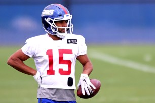 Golden Tate was injured in Giants practice