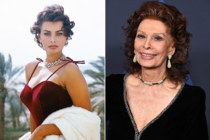 At 86, Sophia Loren — shown circa 1965 and in 2019 — told AARP she still feels 20.