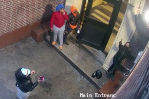 Teen girls breaking into Bronx building